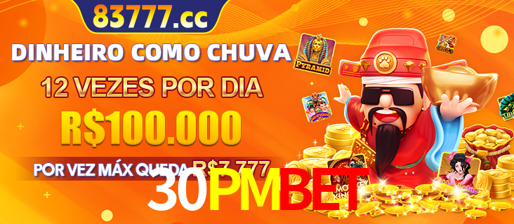 Banner do programa de recompensas Recomende para amigos do 30PMBET, detalhando os bônus por convidar amigos, com prêmios que chegam a R$288.888.