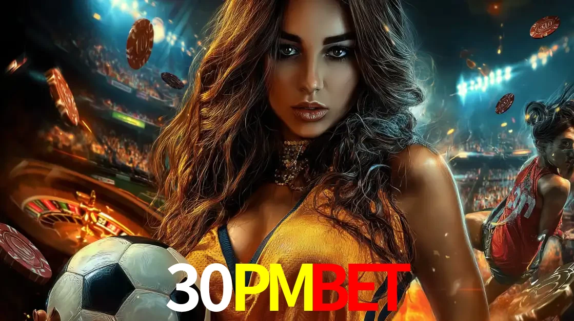 Mulher segurando uma bola de futebol em uma montagem que mistura a paixão esportiva com a emoção da roleta de cassino, tudo disponível na plataforma 30PMBET.